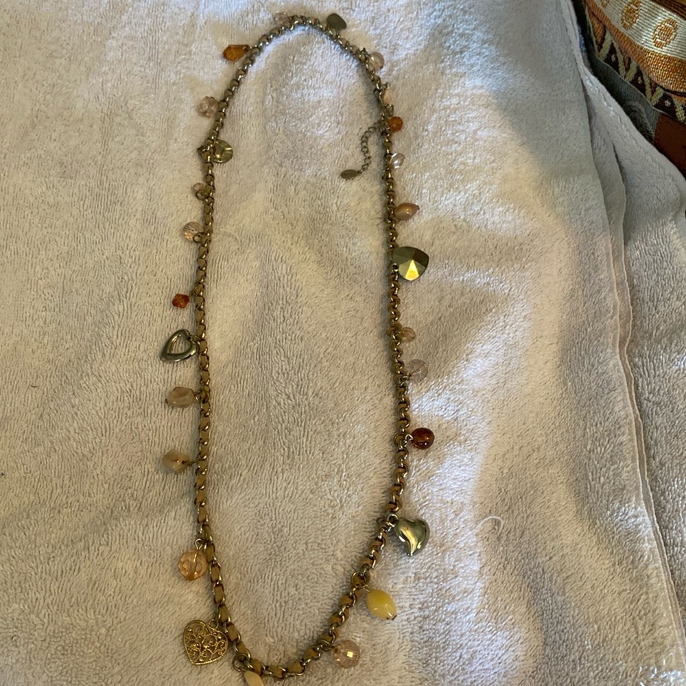 Beautiful silver heart necklace